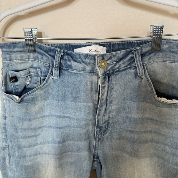 [11/29] KanCan Light Blue Distressed Casual Boyfriend Jeans - Picture 2 of 7